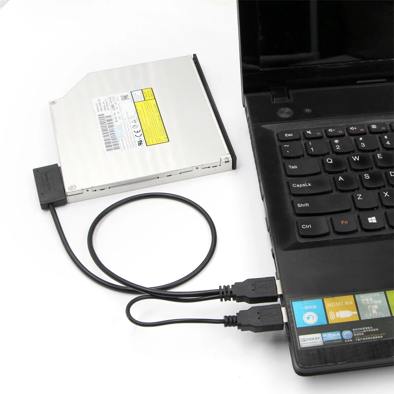 Новейшие 3 модели USB 2 0 для Mini Sata II 7 + 6 13Pin адаптер конвертер кабель ноутбука CD/DVD ROM