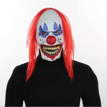 

Funny Hot Movie It Chapter 2 Pennywise Clown Mask Latex Scary Halloween carnival Costumes Props Cosplay Party Mask Fancy Dress