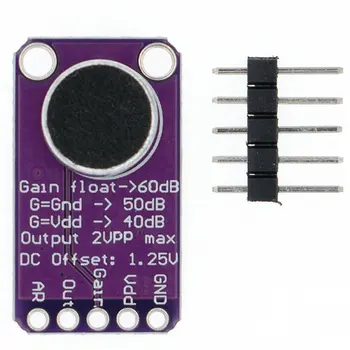 

MAX9814 High Performance Microphone AGC Amplifier Module Automatic Control Programmable Low Release Ratio