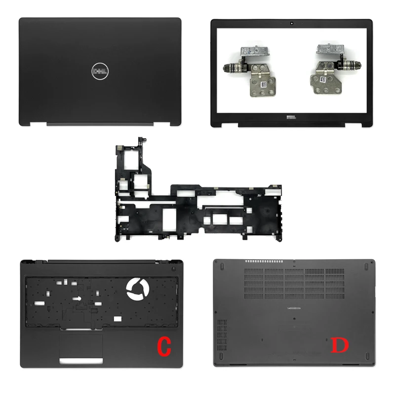 

Новинка для Dell Latitude E5590 M3530 задняя крышка ЖК-дисплея/передняя рамка/петли/Упор для рук/нижняя базовая крышка/средняя рамка без прикосновения черный