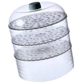 

4pcs Heat Shield Food Cover Dustproof Food Protector Durable Food Cover Plastic Cake Cover for Home Kitchen Table Resturant (Ran