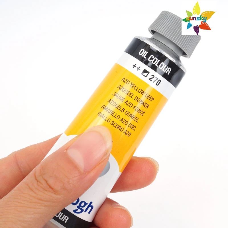 Original Van Gogh Superior quality Artist's Oil color pigment Delicate transparent single tubular 40 ml 66 colors Self selected