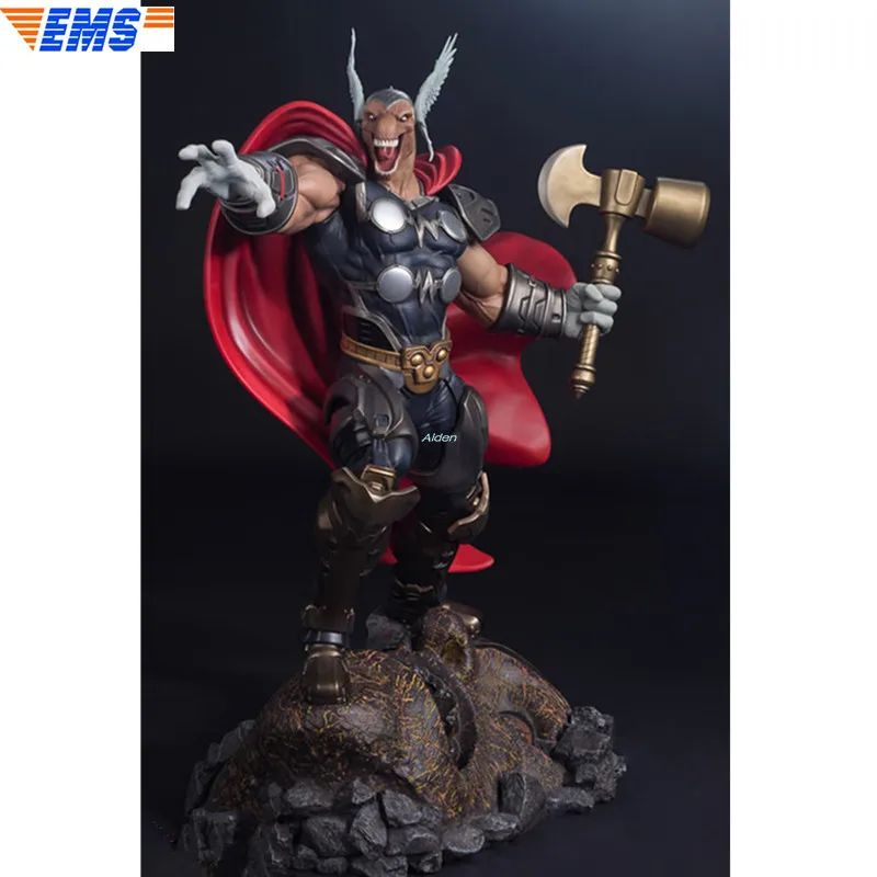 

16" Statue Superhero Bust Beta Ray Bill 1/4 Full-Length Portrait The Avengers GK Action Collectible Model Toy BOX 41CM Z2559