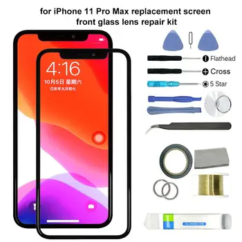 

Yuanlin Front Glass Touch Screen Kit Replacement for for iPhone 11 Pro Max Durable Phone Accessories замена стекла 수리킷