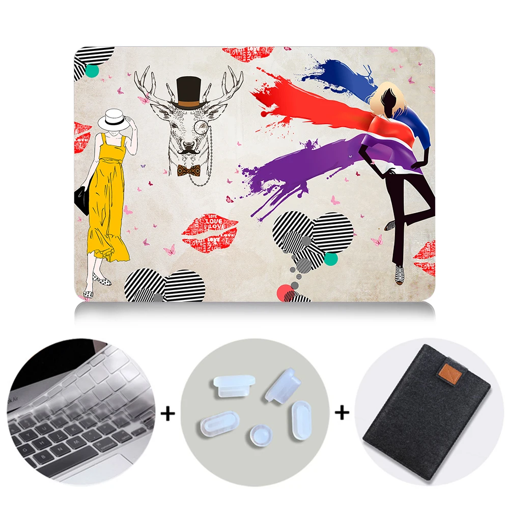 MB06 MTT чехол в стиле ретро для Macbook Air 11 13 Pro 13,3 16 15 retina с сенсорной панелью для apple mac book 12 дюймов a1534 чехол для ноутбука - Цвет: MB06