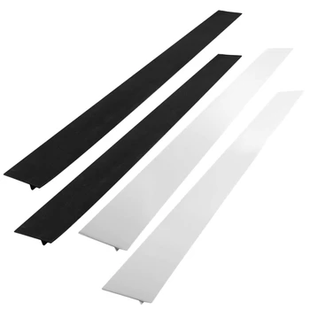 

Set of 4 Kitchen Silicone Stove Counter Gap Cover, Long & Wide Gap Filler, Seals Spills Guard for Stove Top, Oven, Washer & Drye