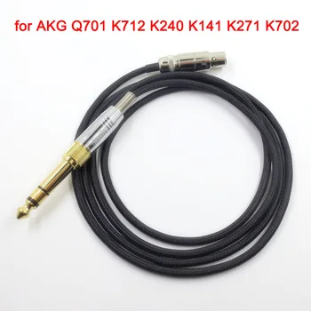 

Upgraded Headphone Cable for AKG Q701 K712 K240 K141 K271 K702 Headset Replacement Audio Wire 3.5mm Male to Mini XLR