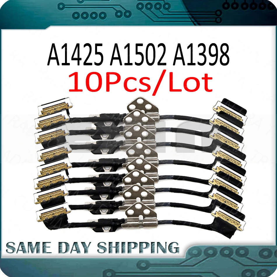 10 шт./лот для Macbook Pro Retina 13 &quotA1425 A1502 15&quot A1398 ЖК кабель светодиодный LVDs экран 2012 2015