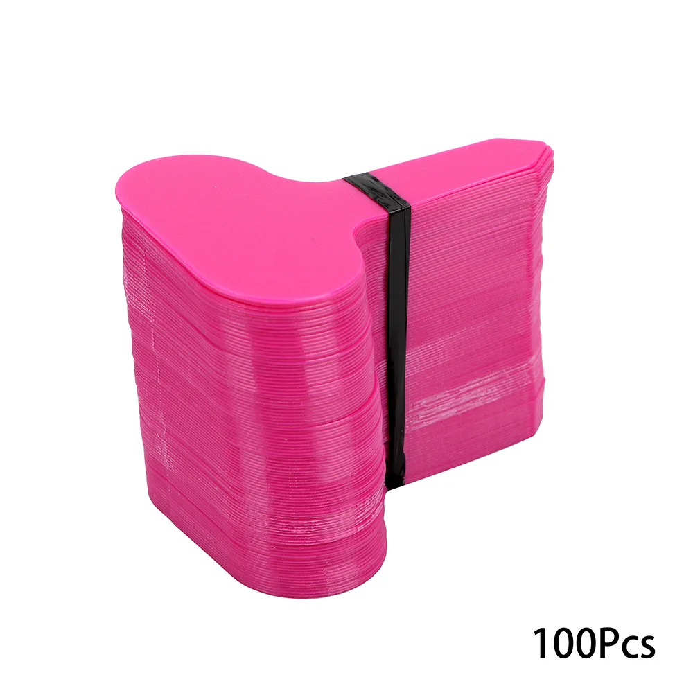 PP пластиковые бирки для растений садовый ясли маркер для ярлыков кассеты для рассады этикетки для рассады ярлыки для растений t-тип 100 шт лоток метка инструменты - Цвет: Розовый