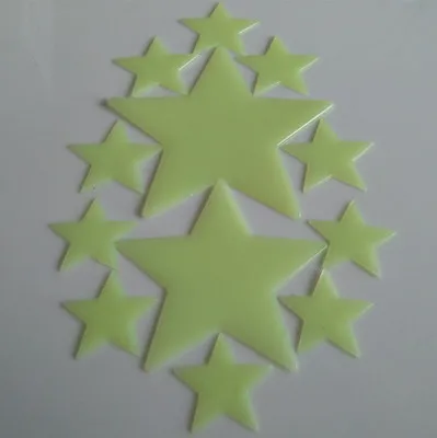Fluorescent Luminous Kids Bedroom Storage Rooms Star Baby Children's Glow in the Dark Toys Sticker Adhesive chritmas decorations