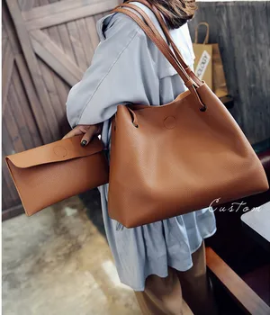 

Women bag Fashion Casual Contain two packages Luxury handbag Designer Shoulder bags new bags for women 2019 Composite bag bolsos