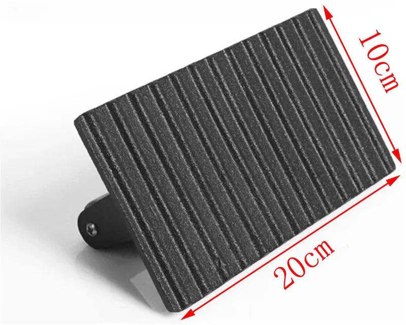 Round big BBQ tool Cast iron Wooden Handle Steak Plate Meat Press Grill meat squid Fried steak barbecue Meat pressing board