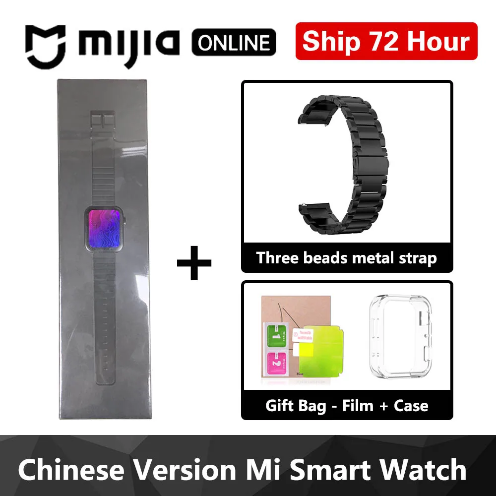 Новые смарт-часы Xiaomi, gps, NFC, wifi, ESIM, браслет для телефонных звонков, наручные часы, спортивные, Bluetooth, фитнес, пульсометр, трекер MIUI - Цвет: Black with Strap