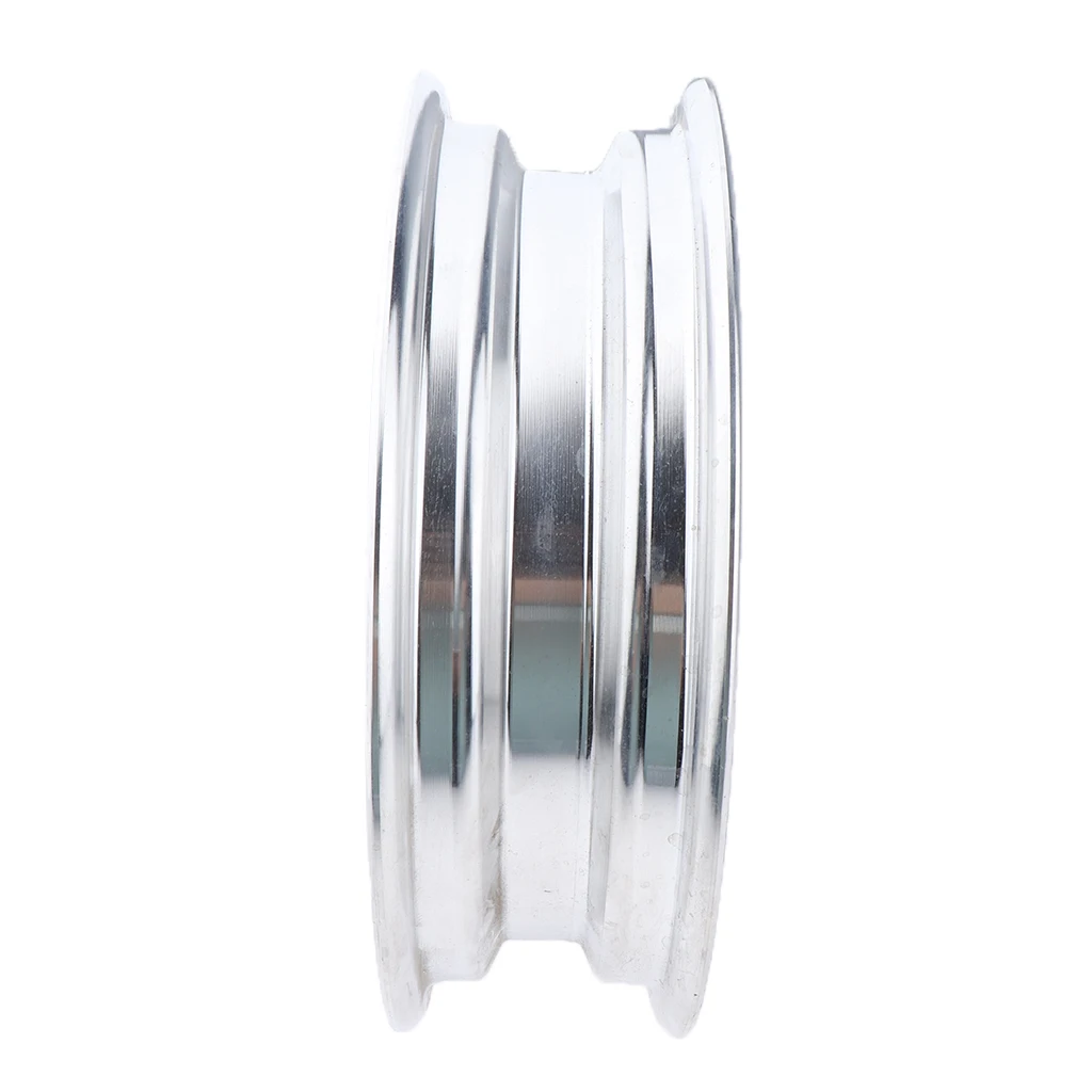Silver Tone Tubeless Hub Tire Tyre Wheel Rim for Motorcycle Honda/Z50 Mini Trail 50/Monkey Bike