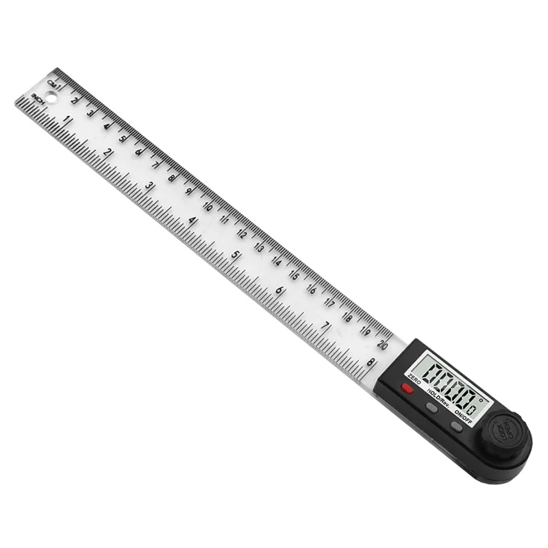 Digital protractor Angle ruler 200mm 8inch Angle Finder Meter Plastic 360 degree protractor inclinometer