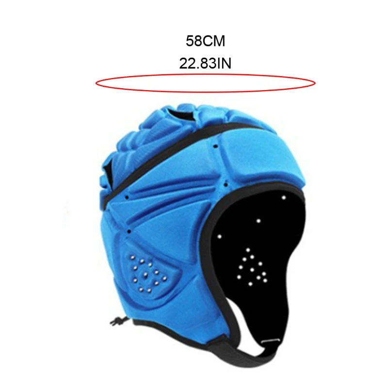 Rugby Helmet Rugby Headguard Headgear Protector Soft Protective Helmet Reduce Impact Kids Youth Soccer Head, rugby headguard