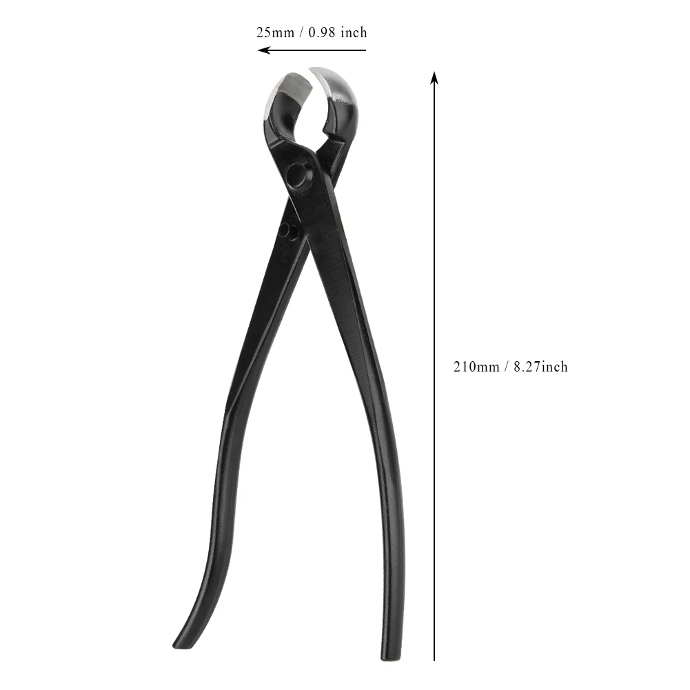210mm Round Edge Steel Garden Pruning Shears Thick Branches Cutter Scissors Bonsai Tools