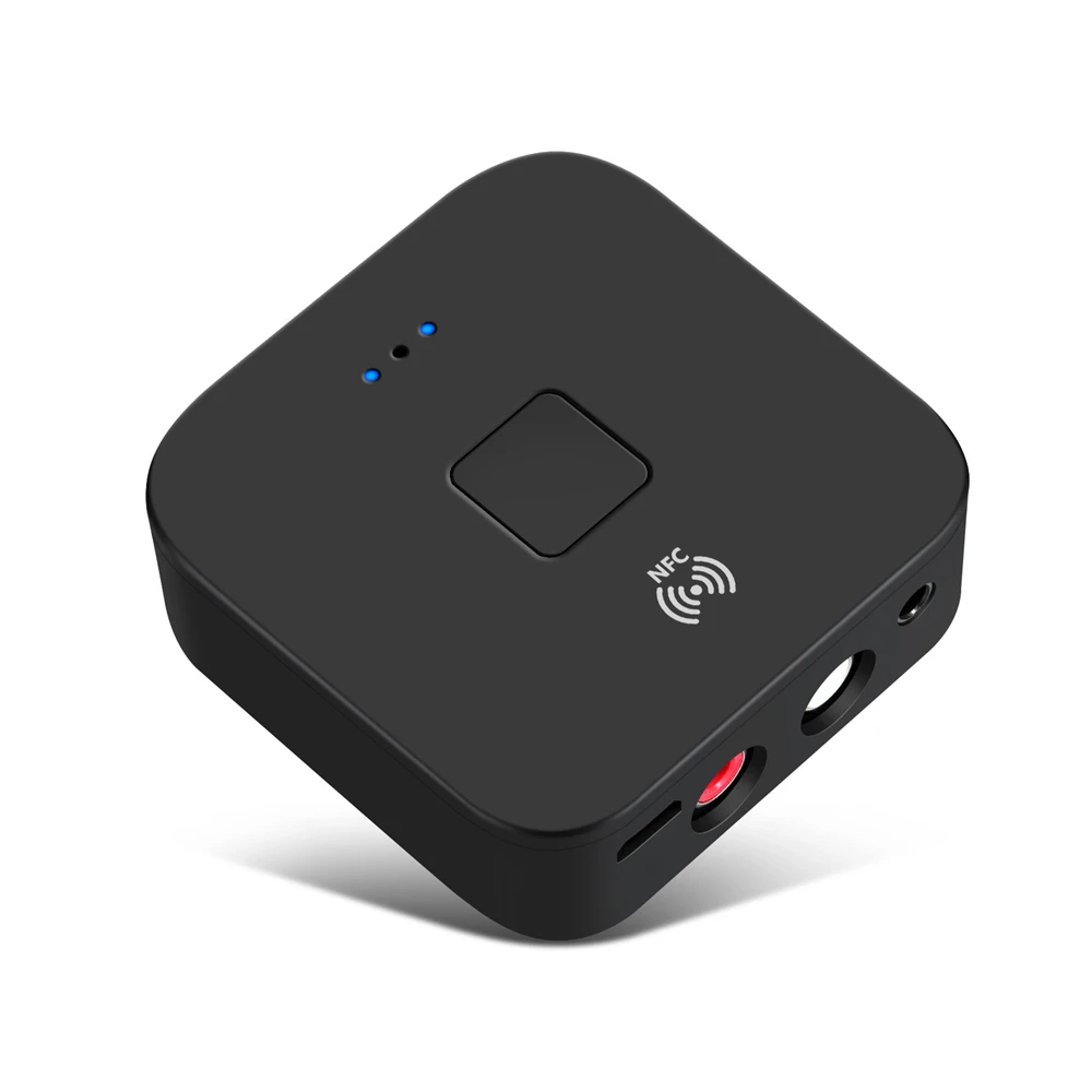 

NFC Bluetooth 5.0 RCA Receiver Jack 3.5mm AUX Jack HiFi CD Lossless Sound Quality Wireless Music Adapter For TV Car RCA Speaker