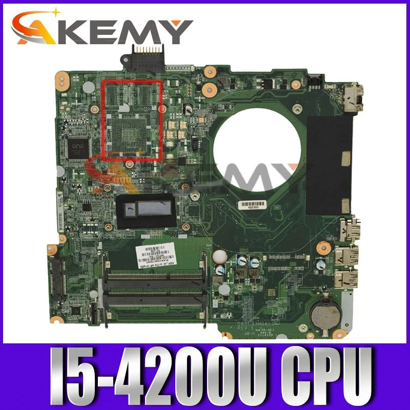 AKemy материнская плата для ноутбука HP Pavilion 15-N I5-4200U 732086-001 732086-501 Материнская DA0U83MB6E0