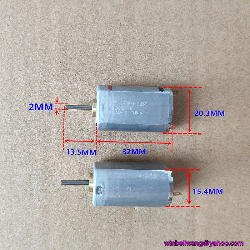 

Brand new 180 micro DC motor FF-180PH-2855 3V~6V high speed metal brush DC motor ~