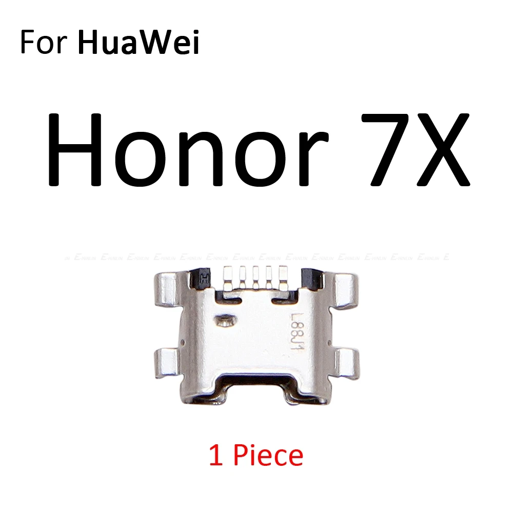 Разъем USB разъем для зарядки док-станции Порт для HuaWei Honor Play 7C 7A 7X7 S 6C 6A 6X 5C Pro Micoro type-C разъем для зарядки - Цвет: For Honor 7X