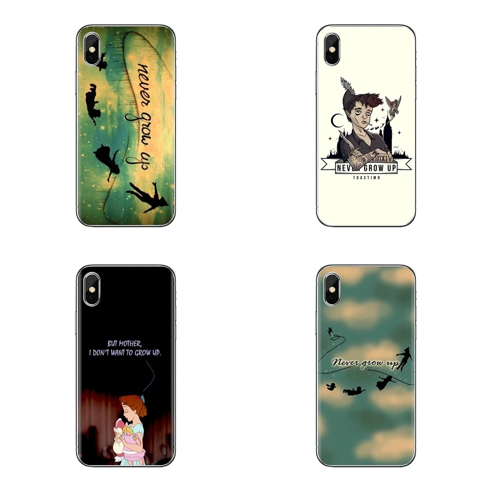 Peter Pan Never Grow Up Art Silicone Phone Shell Cover For Samsung Galaxy S3 S4 S5 Mini S6 S7 Edge S8 S9 S10 Plus Note 3 4 5 8 9 |