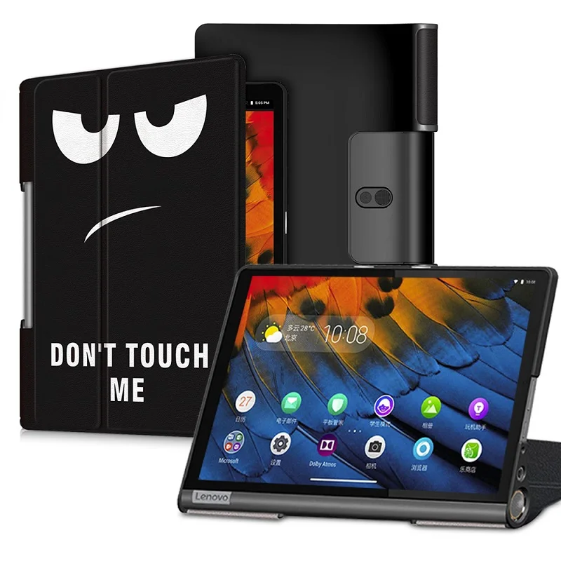 

Cover Case for Lenovo Yoga Tab5 YT-X705F 10.1 Inch 2019 PU Leather Protectctive Cover Shell Tablet Funda Capa free stylus +film