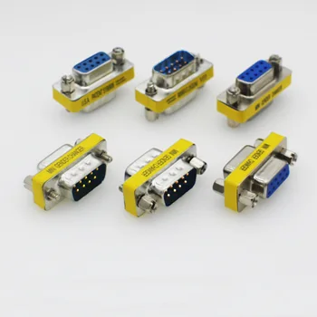 

20pcs 9 Pin RS-232 DB9 Male to Male / Male to Female / Female to Female 9PIN Serial Cable Gender Changer Coupler Adapter
