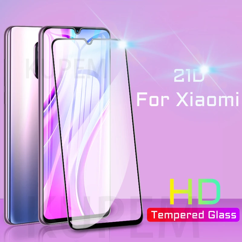 Защитное стекло закаленное 21D для Xiaomi Mi Note 10/9 T/8 Pro Lite/Mi10/Mi9/Mi9T/9 T Pro/9/Se/9Se | Мобильные