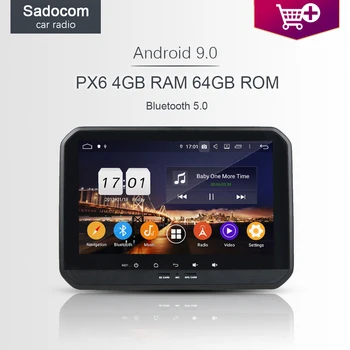 

DSP PX6 9" 2 din Android 9.0 Octa Core 64G+4G RAM Car DVD Player GPSp car RDS Radio wifi 4G Bluetooth 5.0 For SUZUKI IGNIS 2017