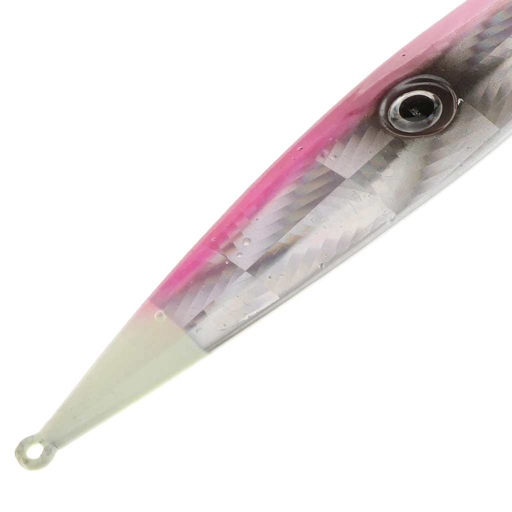 250g 19.5cm Metal Fishing Lure Vertical Jigging Bait Hard Heavy Weight Bait Crankbait for Casting