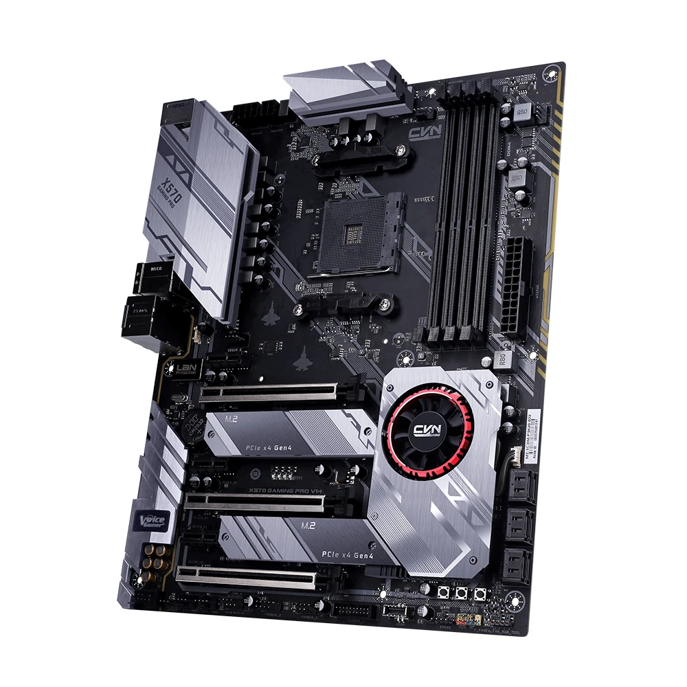 Материнская плата Colorful CVN X570 GAMING PRO V14 системная DDR4 64 Гб AMD AM4 Ryzen RGB светильник