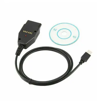 

Car OBD2 USB VAG-COM KKL 409.1 Interface Cable Automobile For VW Tool Scanner Cable Interface Scan Diagnostic Seat Auto Aud J9L4