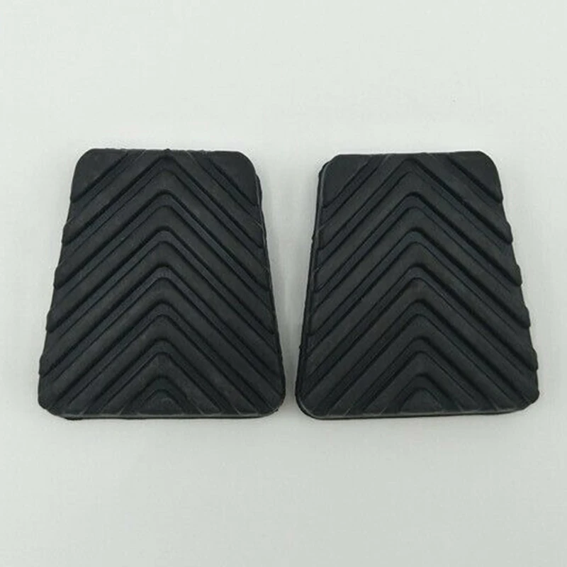 uxcell 2 Pcs Black Rubber Brake Clutch Pedal Pad 32825-36000 
