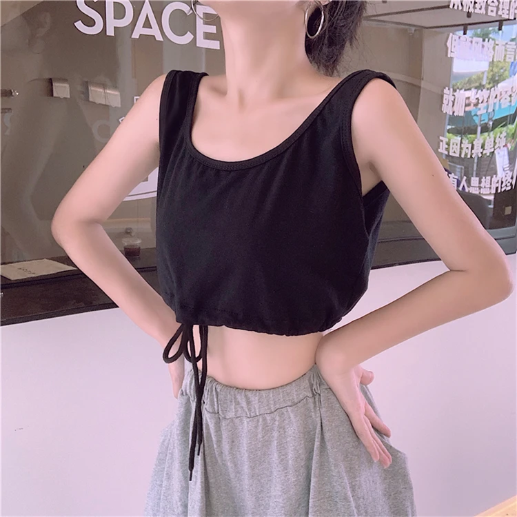 Новинка; летняя одежда; roupas ulzzang; корейская мода; майки; женская одежда; хипстер; Харадзюку; Свободные повседневные топы; милый бант; Завязывающийся пояс