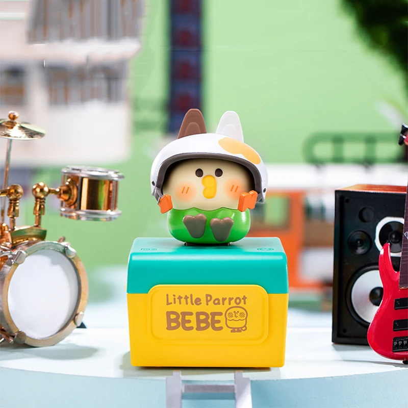 

Маленький попугай BeBe ежедневная фантазия серия Ранние игрушки музыкальная шкатулка Угадай сюрприз сумка сюрприз коробка для девочки на день рождения кавайный подарок