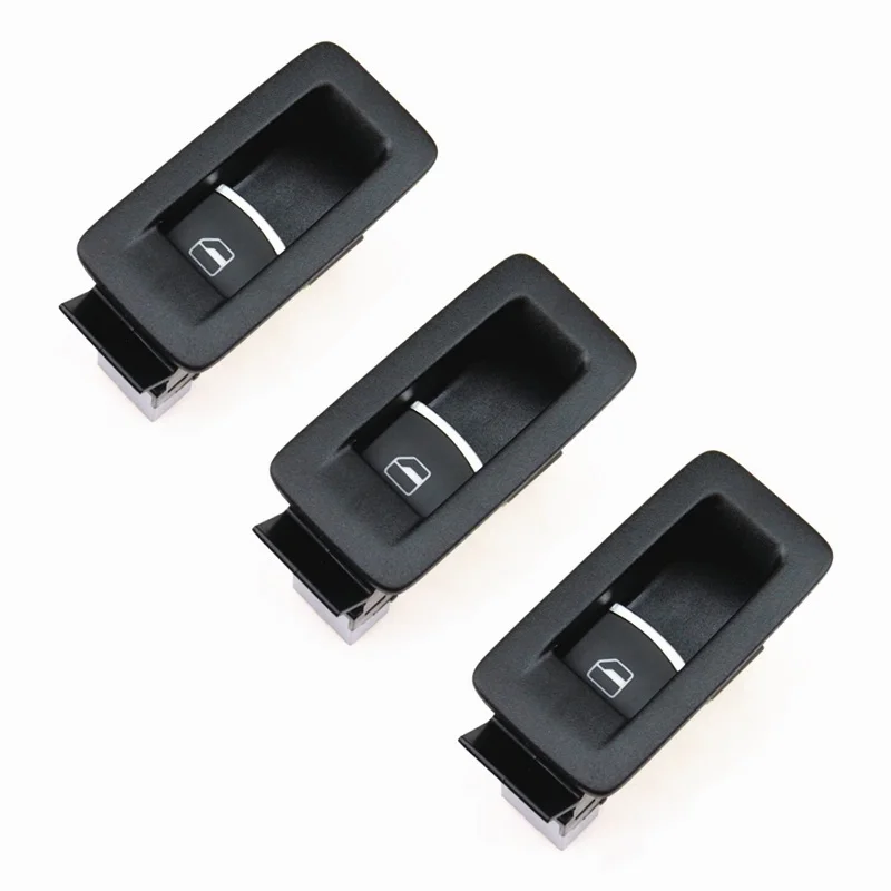 

Car Window Control Switch Button With Mounting Frame Panel Bracket Box For Passat B6 Golf 5 MK5 6 MK6 Tiguan Rabbit 5ND 959 855