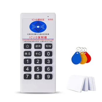 

ID/IC Card Copier Handheld Multifrequency 125/250/375/500KHZ Copier Duplicator ID/IC Card Smart Reader Writer Card Replicator