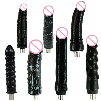 FREDORCH A2 Sex machine Attachment heated dildo Vibrating Dildo black Big Bendable Dildo Male Masturbation Cup for sex machine 2
