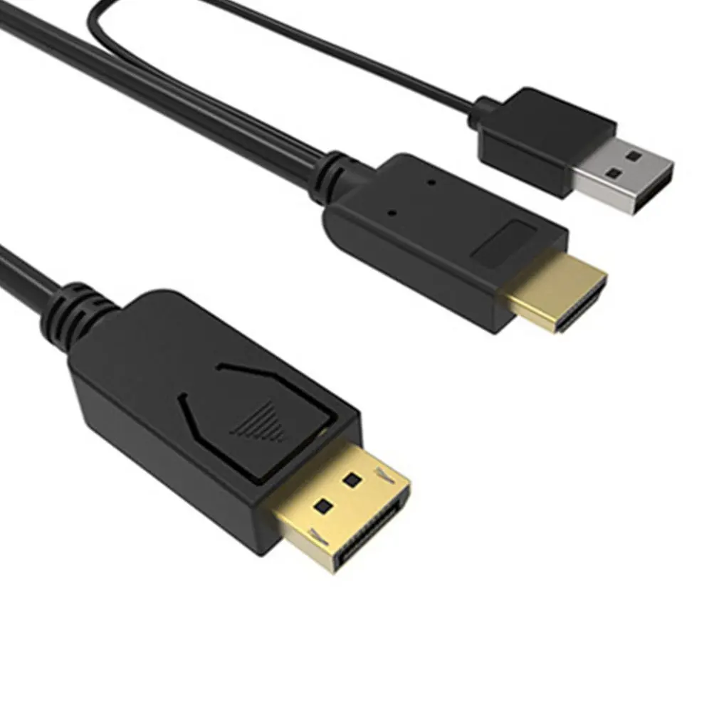 Hdmi в большой Dp общий Usb кабель преобразования питания поддерживает 4K* 2K ноутбук ТВ Hd соединительный кабель