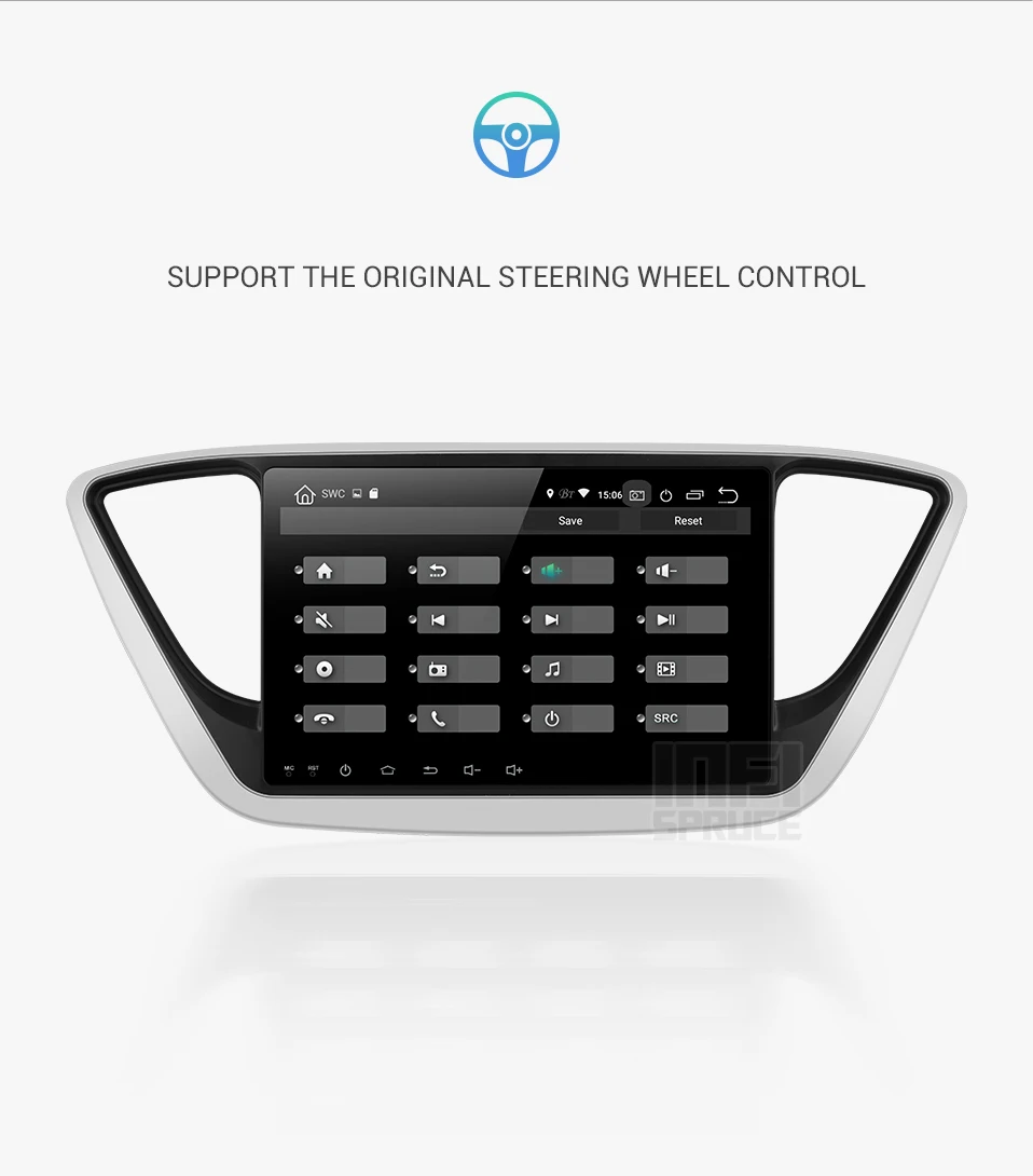 4G ram DSP Автомобильная магнитола DVD gps для hyundai Verna Solaris Android 9,0 автомобильный ПК головное устройство 1024*600 Автомобильная Радио Навигация