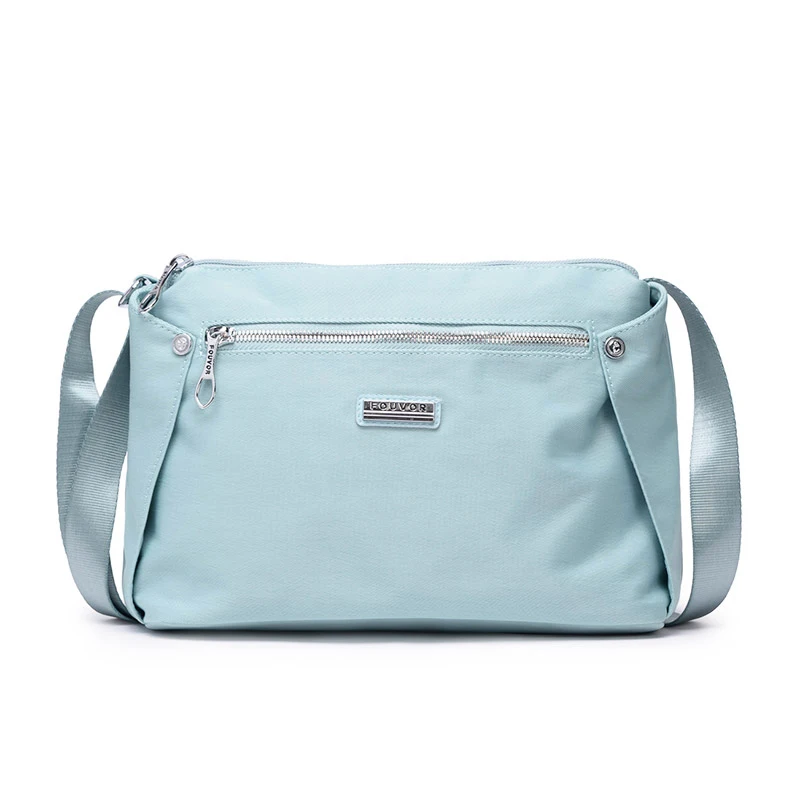 Fouvor Summer Fashion Women Messenger Bag Casual Oxford Female Shoulder Bags 2899-06 - Цвет: light blue