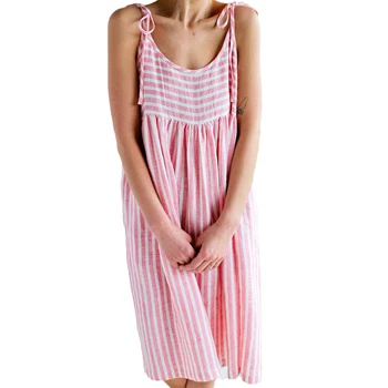 

Women Cotton Nightgown Floral Sleep Dress Sleeveless Sleep Shirt Plus Size Night Shirt Sexy Nightwear Casual Home Dress