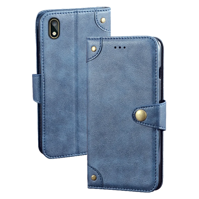 Business Leather Case For Huawei Honor 8s Case Luxury Vintage Flip Wallet Cover For Huawei Honor 8S KSA-LX9 KSE-LX9 Retro Cover
