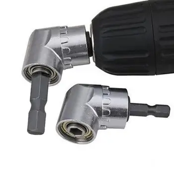 

Sleeve Accessory Screw 105Degree Connector Angle Screwdriver Connector Chrome Vanadium Bit Driver Drill Alloy Power Extension