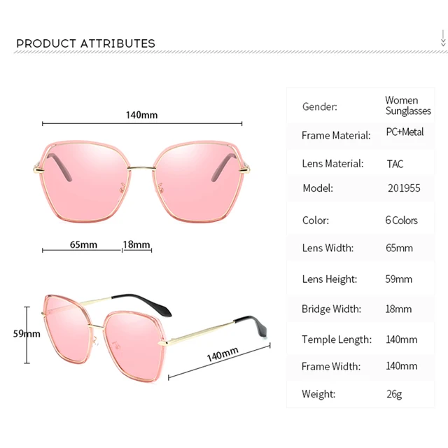 2020 Fashion Luxury Vintage Womens Sunglasses HD Polarized Lens Ladies Fashion Trending Sun Glasses UV400 Protection 4