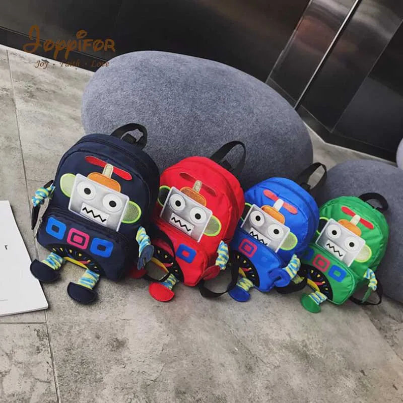FGHGH 4kind Super Cute Robot Alien School Bags Cartoon 3D Style Children Backpacks Kindergarten Girls Boys Baby Cool Travel | Игрушки и