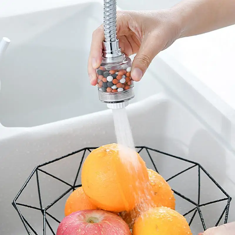 Kitchen Faucet Nozzle Torneira Water Filter Rotary Faucet Filter Anti-splash Shower Head Water Saving Tap Nozzle Device