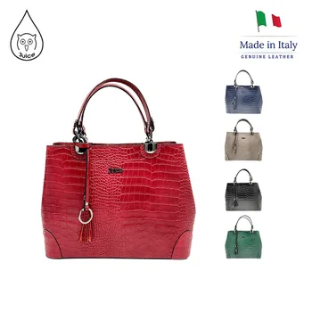 

JUICE ,made in Italy, Genuine leather, women bag，handbag，Cocco print leather 112178