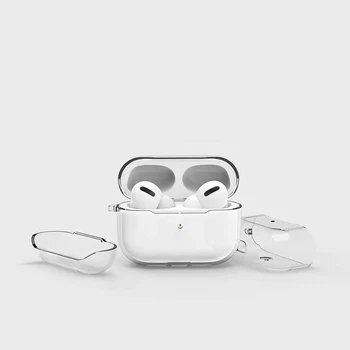 

Transparent TPU soft Shell Protective Cover For Airpods Pro 3 Protective Cover for Apple Airpods pro case Bluetooth Headset Set